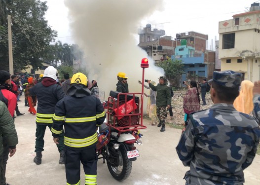 नेपालगन्जमा विपद सम्बन्धि कृत्रिम घटना अभ्यास