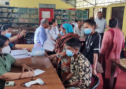 नेपालगञ्ज–२० मा निःशुल्क स्वास्थ्य शिविर, १०८ जनाको स्वास्थ्य परीक्षण