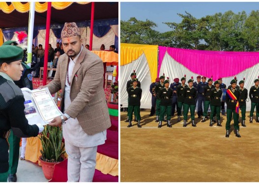 कोहलपुर नगर प्रहरी जवानको पहिलो समूहको दिक्षान्त