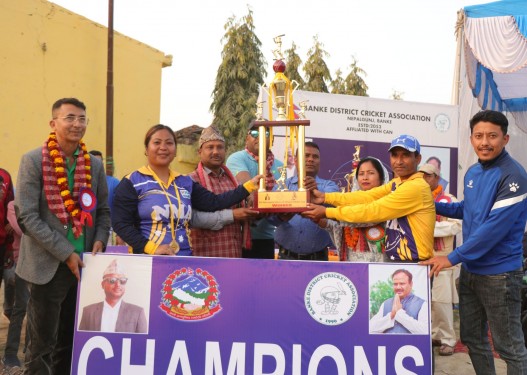 मेयर तथा उपमेयर कप क्रिकेटमा ज्योती स्पोर्ट्स र नेपालगञ्ज मोडेल विजेता