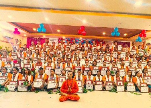 योग समिति नेपालको दिक्षान्त समारोहमा ११२ जना दिक्षित