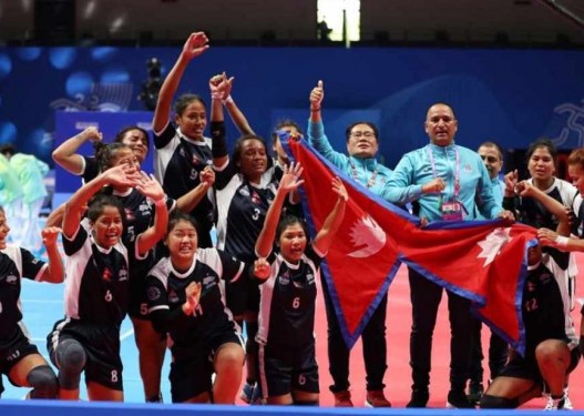नेपाल एसियन गेम्समा कबड्डीको सेमिफाइनलमा, पदक पक्का