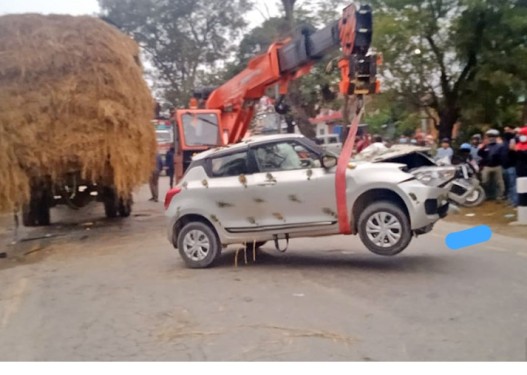 बुटवलमा भयानक कार दुर्घटना,तीन जनाको मृत्यु,दुईको अवस्था गम्भीर