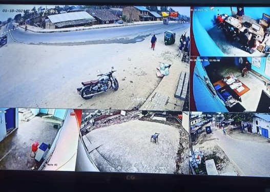 अपराधिक गतिविधि नियन्त्रण गर्न बैजापुर चोकमा सिसीटिभी जडान