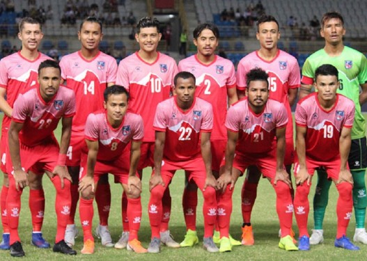 नेपाली राष्ट्रिय फुटबल टोली ईराक प्रस्थान