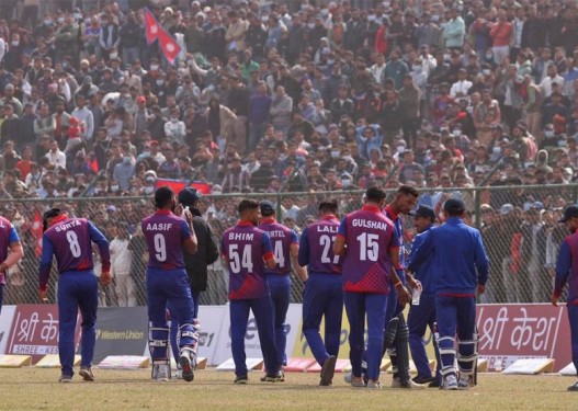 त्रिकोणात्मक टी-२० सिरिजको पहिलो खेलमा नामिबियासँग नेपाल पराजित