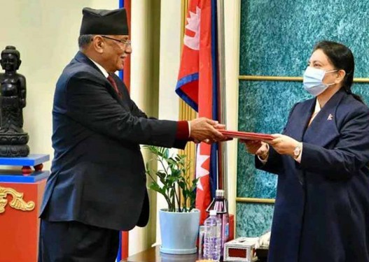 प्रचण्ड नेपालको ४४औं प्रधानमन्त्री नियुक्त