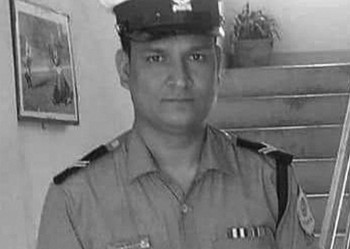 मोटरसाइकल दुर्घटनामा परेका ट्राफिकका सहायक हवल्दार धामीको मृत्यु