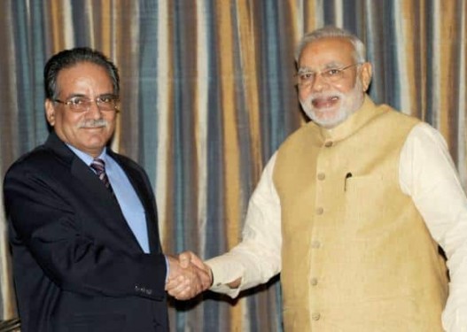 प्रधानमन्त्री प्रचण्डले मोदीलाई भेट्दै, आजै संयुक्त बैठक