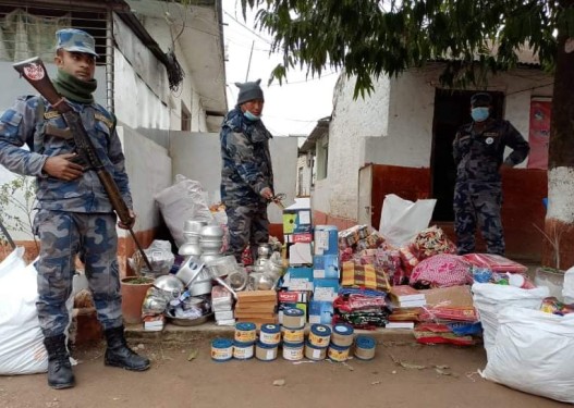 जमुनाहा विओपीद्वारा लाखौं रुपैयाँका अवैध सामाग्री बरामद