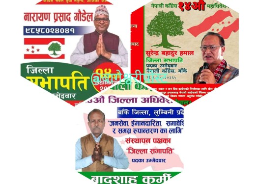 कांग्रेस बाँकेको नयाँ नेतृत्व चुन्न आज मतदान