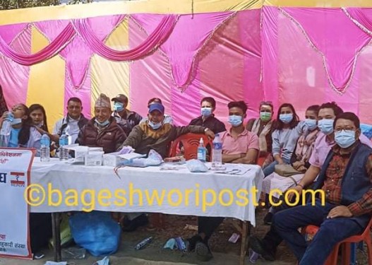बाँके कांग्रेस अधिबेशनमा खटियो नेपाल स्वास्थ्यकर्मी संघ बाँकेको टोली