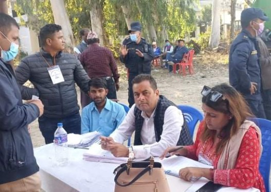 बाँके कांग्रेस अधिबेशन:१४४५ जनाले गरे मतदान