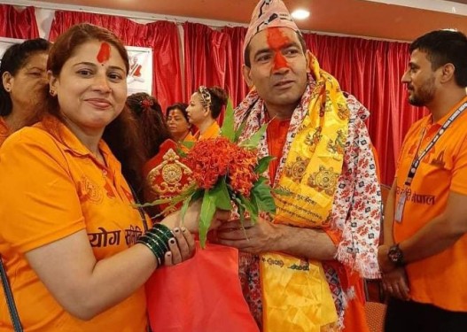 योग समितिको अध्यक्षमा पुन: भट्टराई, एक दर्जन कोरोना बिरुद्धका योद्धा सम्मानित