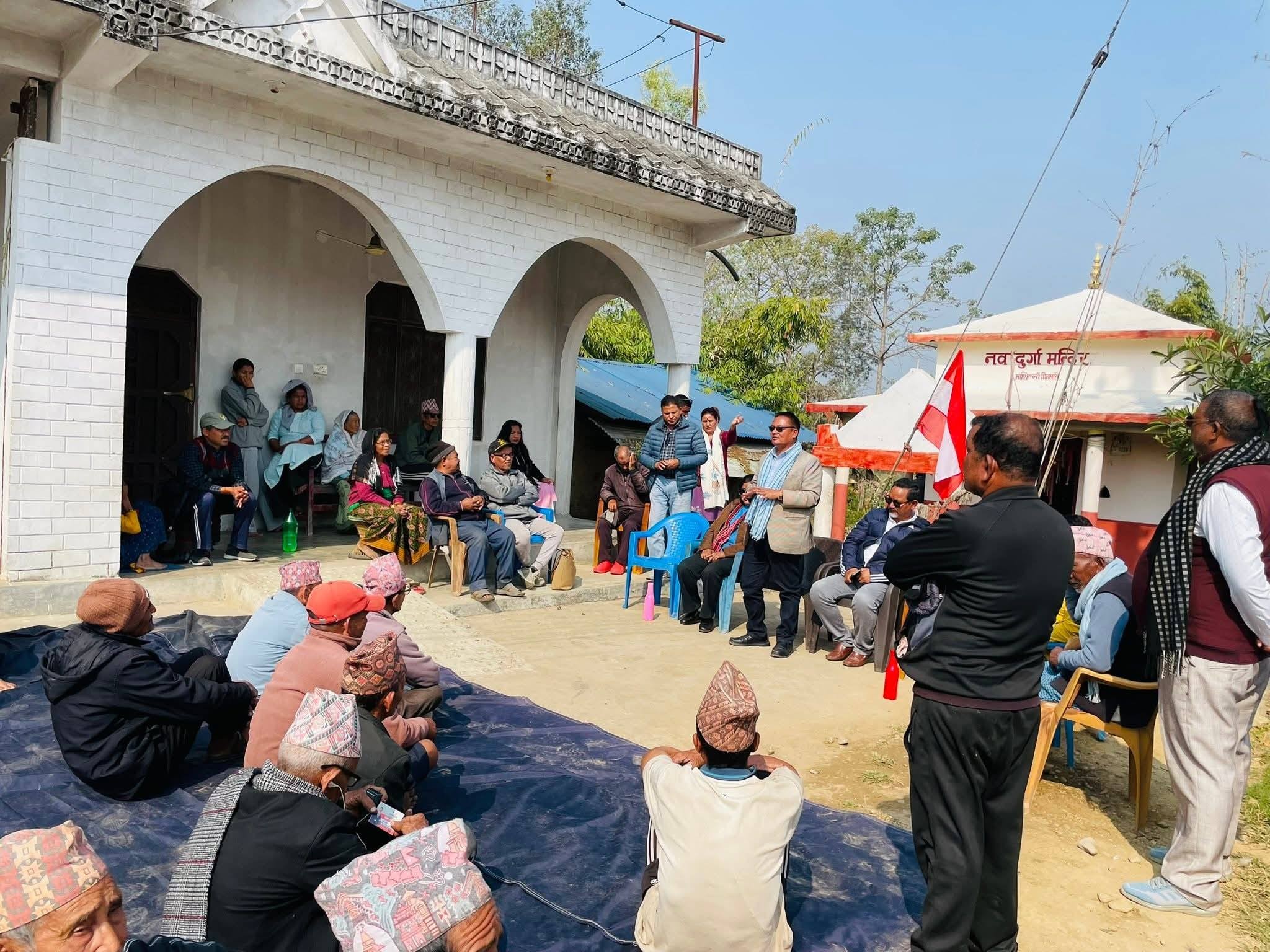 घरदैलो तथा टोल भेटघाटमार्फत प्रचारप्रसार तीब्र बनाउँदै पुन