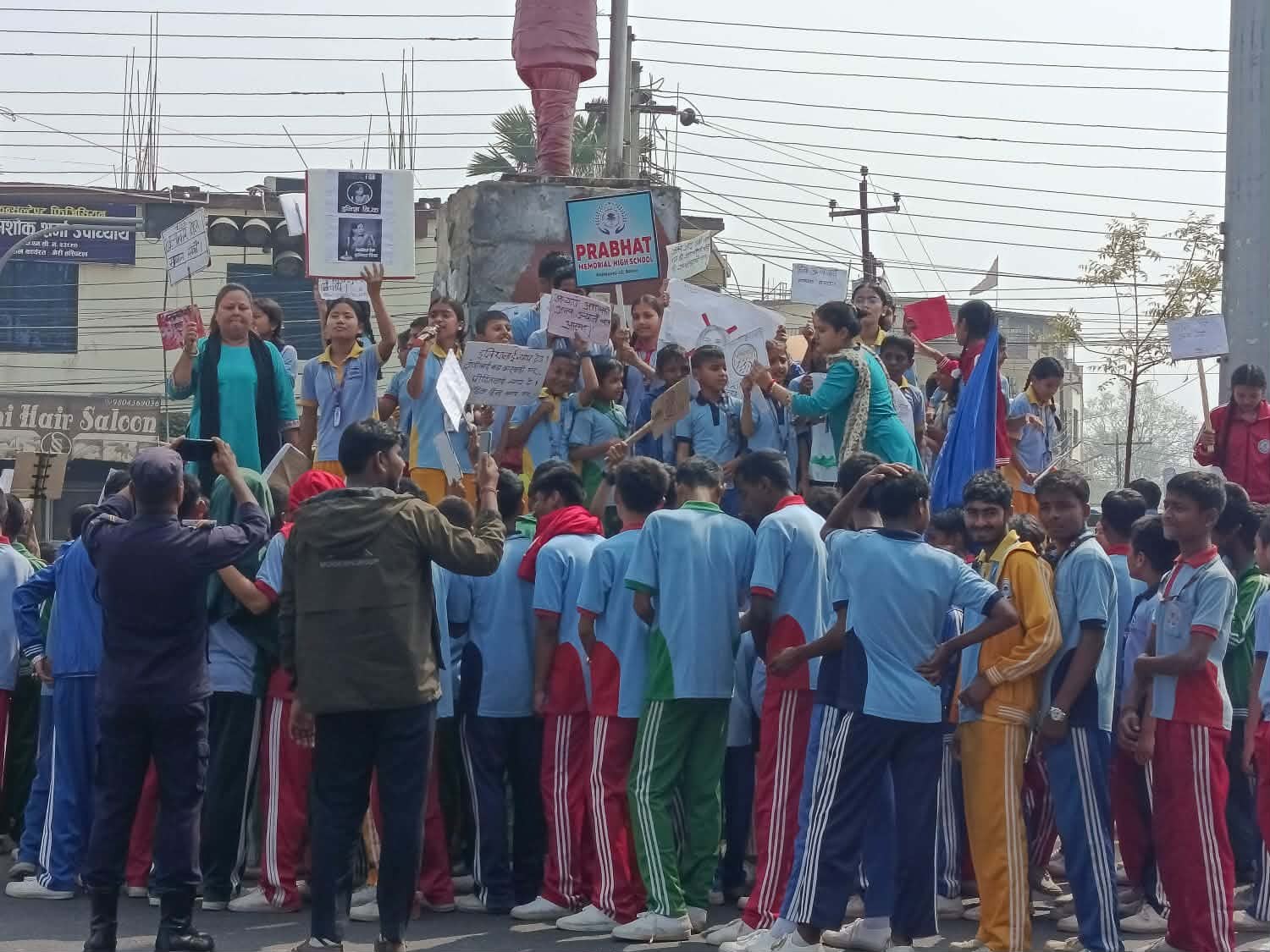 इनिशा हत्याकाण्डका दोषीलाई कडा कारबाहीको माग गर्दै नेपालगञ्जमा प्रदर्शन