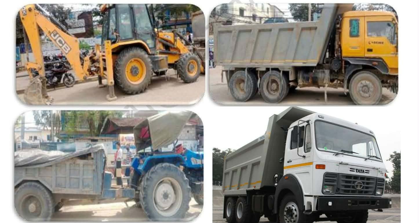अवैध नदीजन्य पदार्थ उत्खनन् गर्ने सवारी साधन नियन्त्रणमा