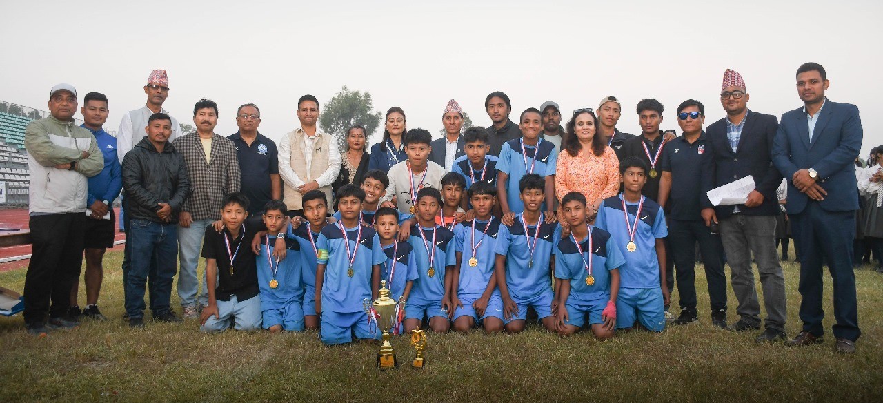 सिद्धार्थ विद्या सदन र नेपालगञ्ज सेन्ट जेभियर्स एन्फा यु–१४ फुटबल च्याम्पियन