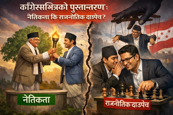 कांग्रेसभित्रको पुस्तान्तरण : नैतिकता कि राजनीतिक दाउपेच ?