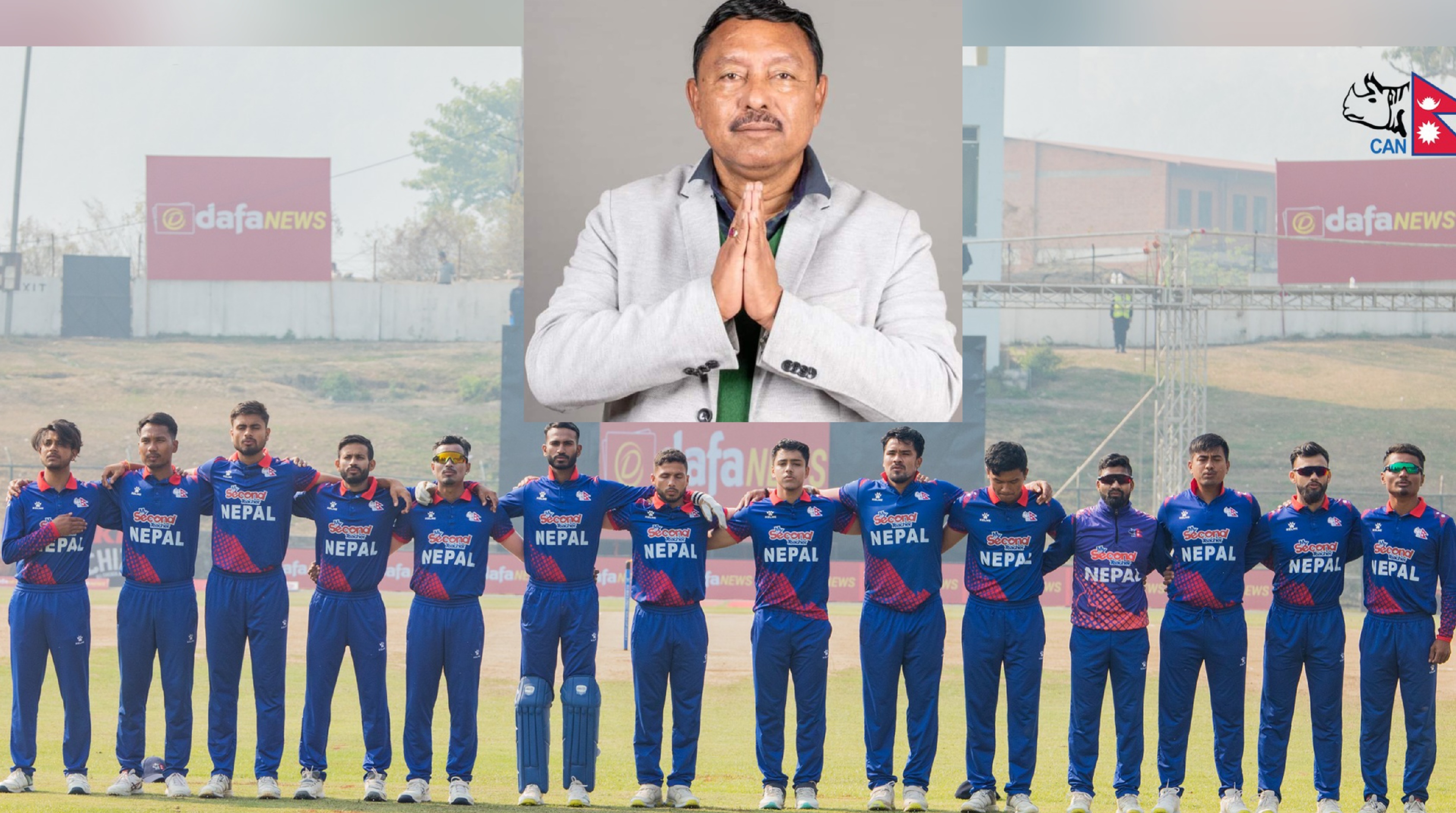 नेपाली राष्ट्रिय क्रिकेट टोलीलाई सांसद गिरीले दिए बधाई