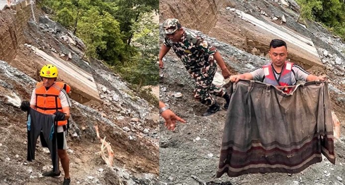 त्रिशुलीमा बेपत्ता भएको बसको पर्दा र बच्चाको ट्रयाक भेटियो, तर भेटिएन दुबै बस र यात्रु