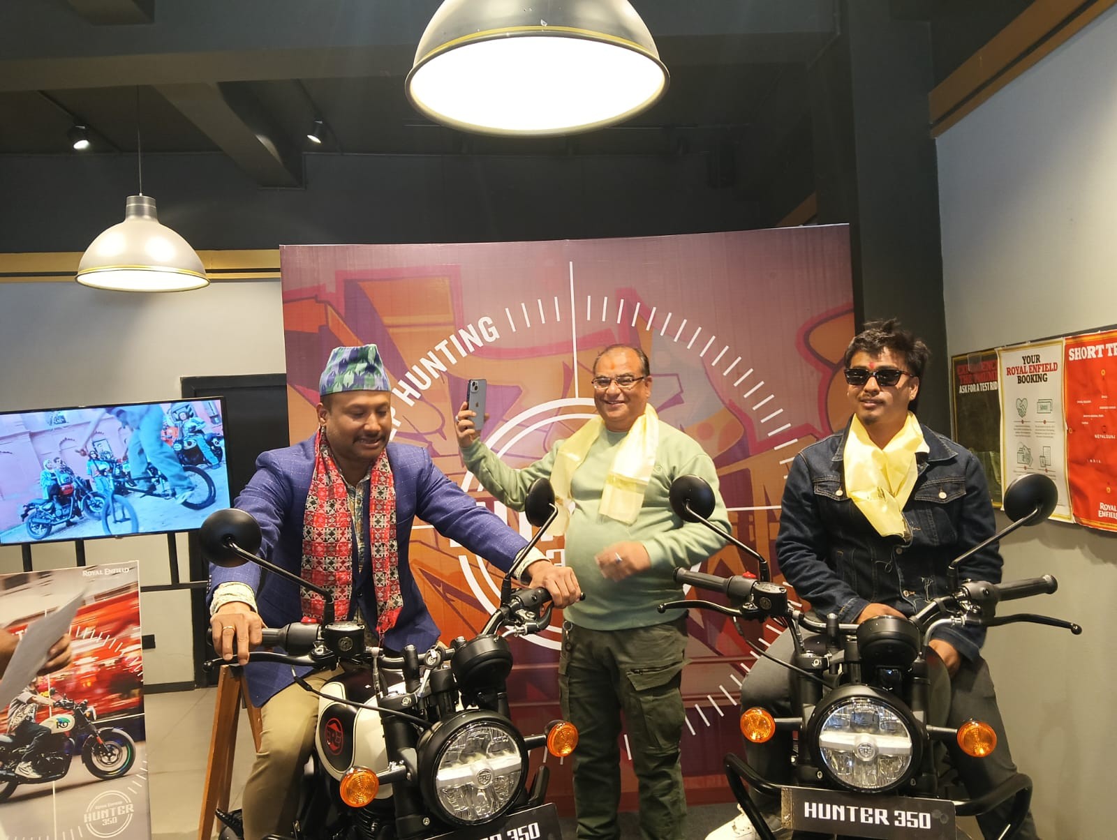 रोयल इन्फिल्डको 'Hunter 350' को नयाँ संस्करण नेपालगञ्जमा सार्वजनिक