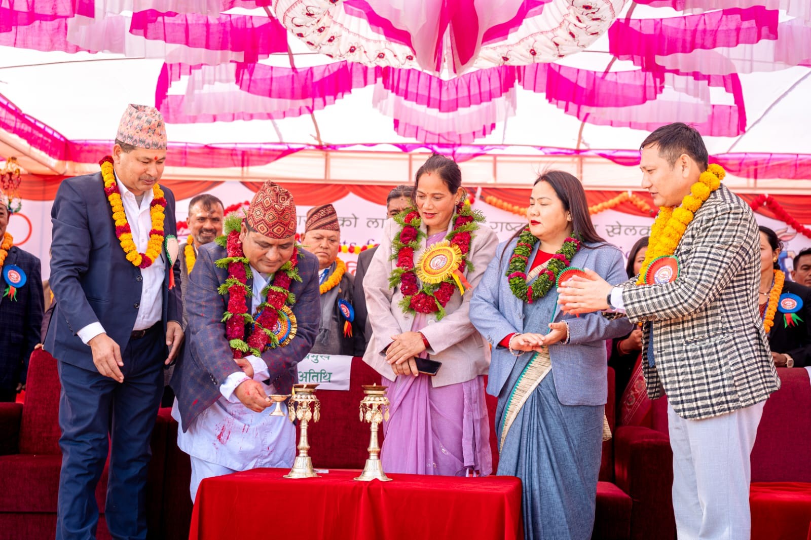 खजुरामा आठौं अन्तर विद्यालय मेयर रनिङ शिल्ड खेलकुद प्रतियोगिता सुरु 