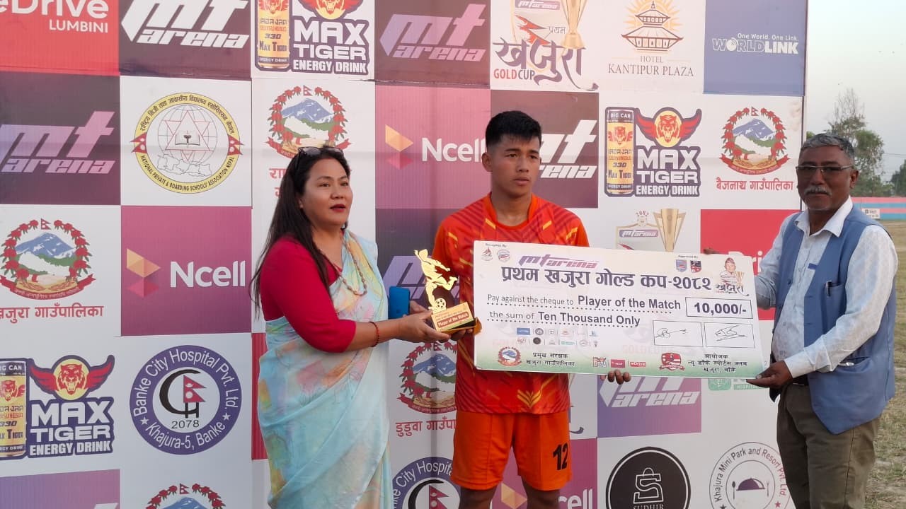 खजुरा गोल्डकपः जेविएम फूटबल एकेडेमी लखनउ सेमिफाइनलमा