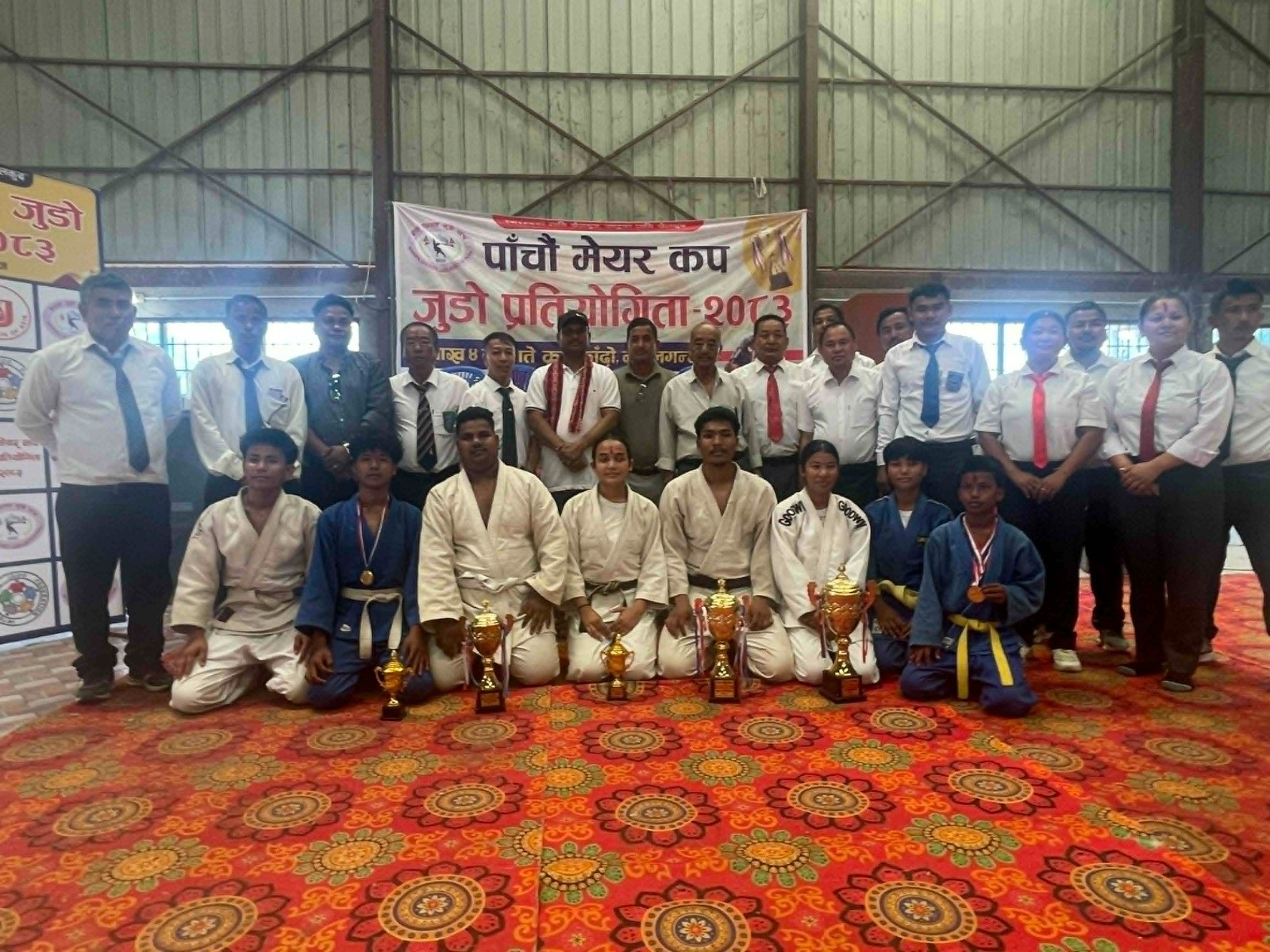 पाँचौं मेयर कप जुडो खेलकुद प्रतियोगिताः वडा नम्बर २२ प्रथम