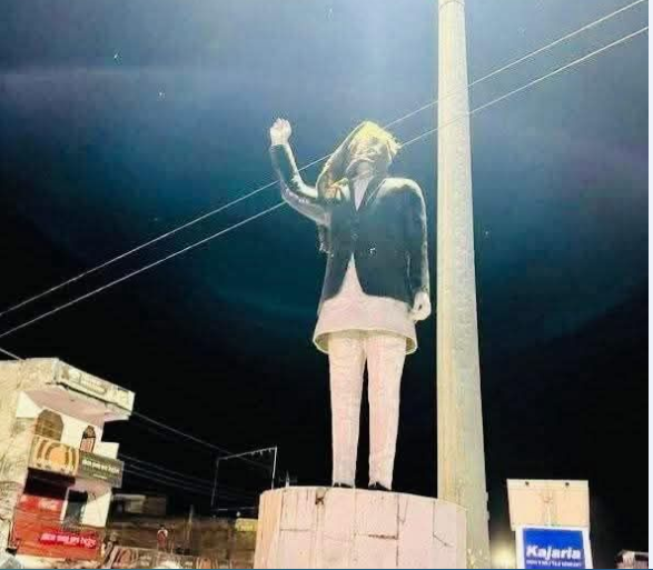 वीपीको शालिकमा कालो कपडा बेरेपछि कांग्रेसद्वारा निन्दा, दोषीलाई कडा कारबाहीको माग