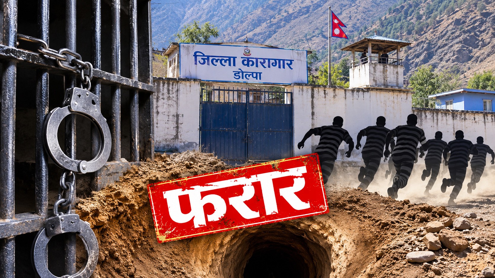 को-को सुरुङ खनेर भागेका थिए डोल्पा कारागारबाट ?