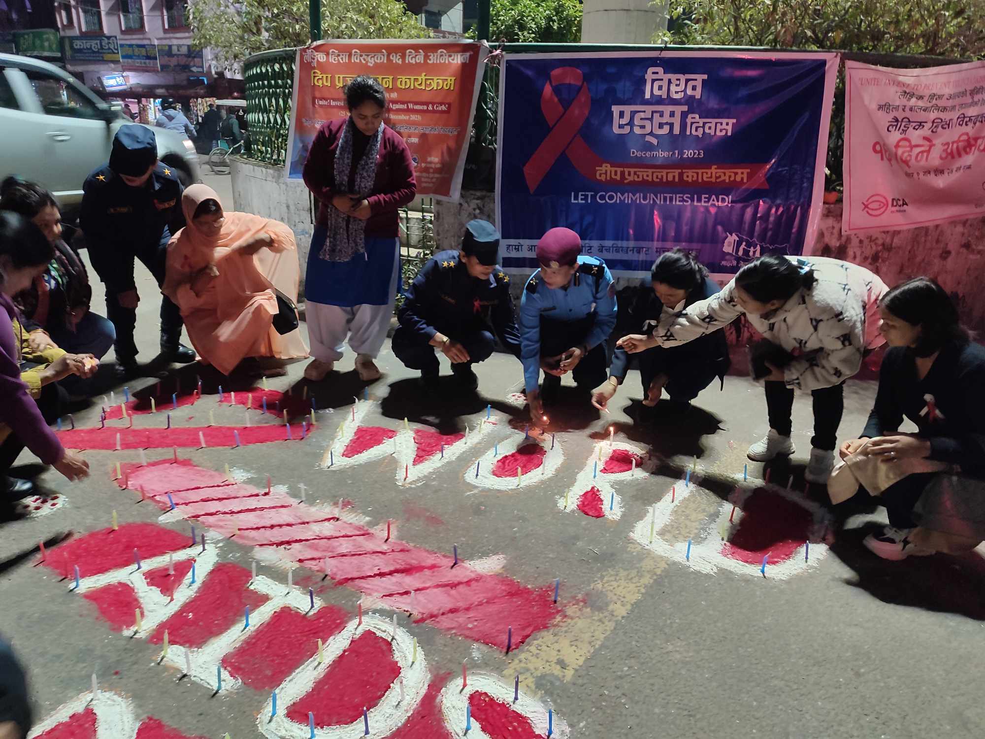 नेपालगन्जमा दिप प्रज्वलन
